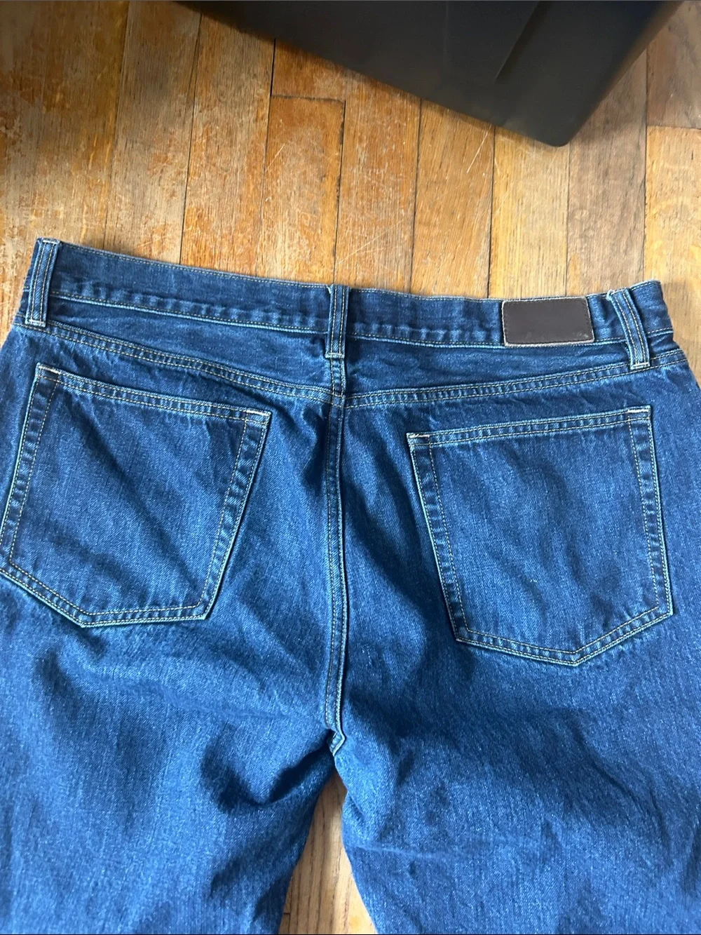 J. Crew Bleeker Athletic Fit Men's Navy Straight-Leg Jeans 36x30